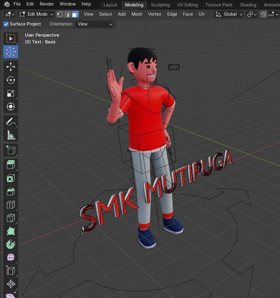 Karya 3D Modeling Blender