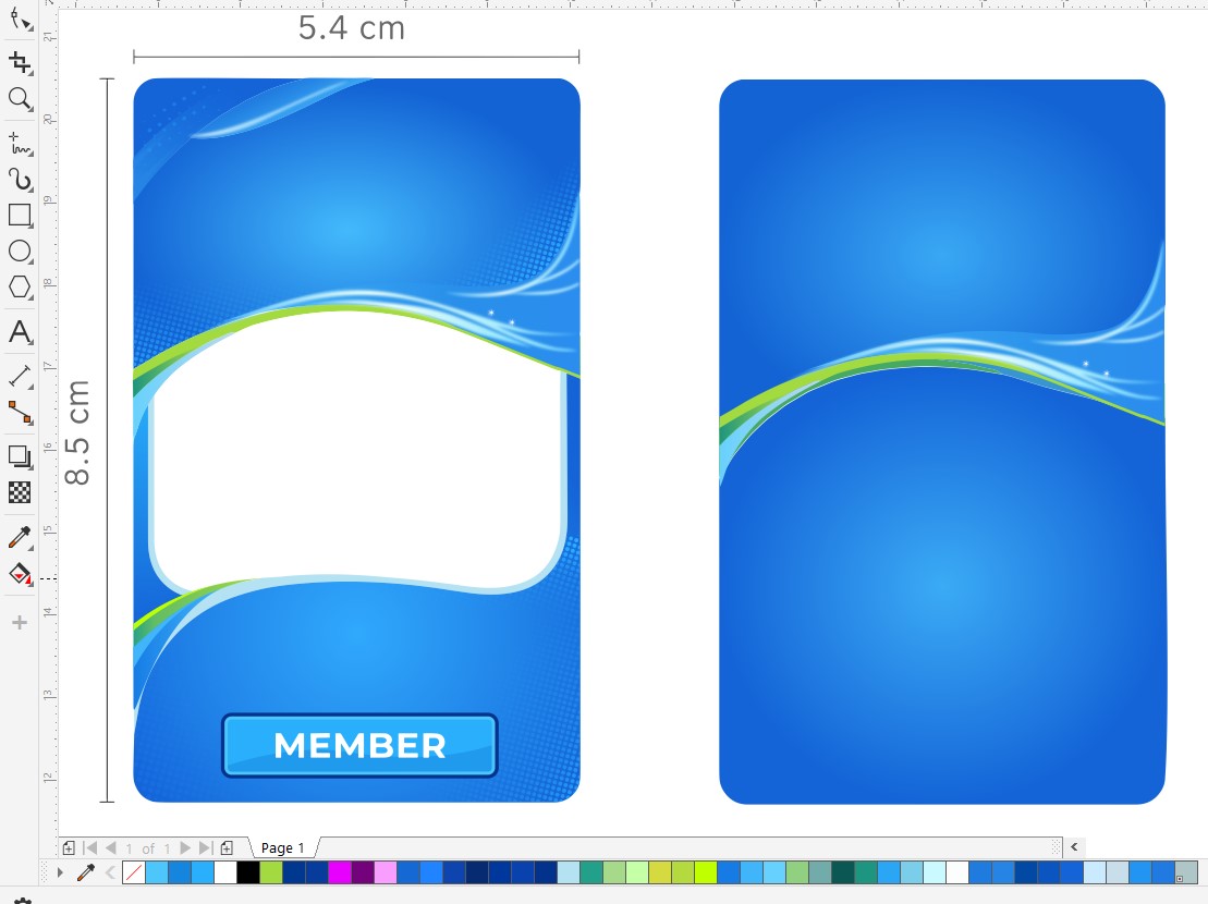 Karya Desain ID Card CorelDRAW